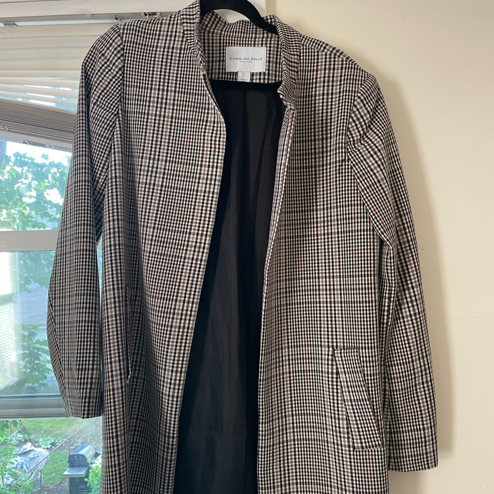 Carolina Belle Plaid Blazer